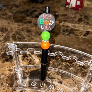 Halloween Themed Pen with Beads